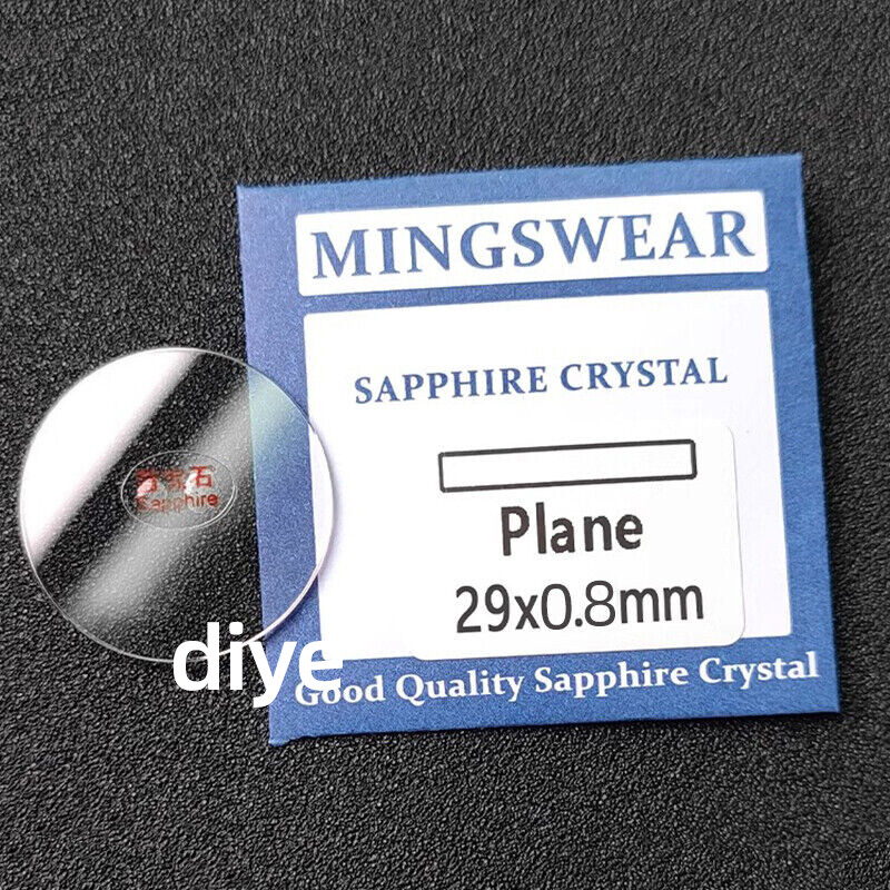 Cristallo Orologio Piatto Rotondo Vetro Zaffiro Sintetico Per Orologi - Rotondo, Spessore 0.8-3.0 Mm, Diametro 20-40 Mm, Ricambio Vetro Zaffiro Spessore 0.8mm - Foto 7