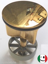 TAPPO SALTARELLO PER PILETTA NORTON varie misure - DORATO - BAGNO ORO 24KT