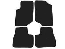 Fußmatten, Autoteppiche für Peugeot 207, 207cc 2006-2012, Anthrazit x14 Rand