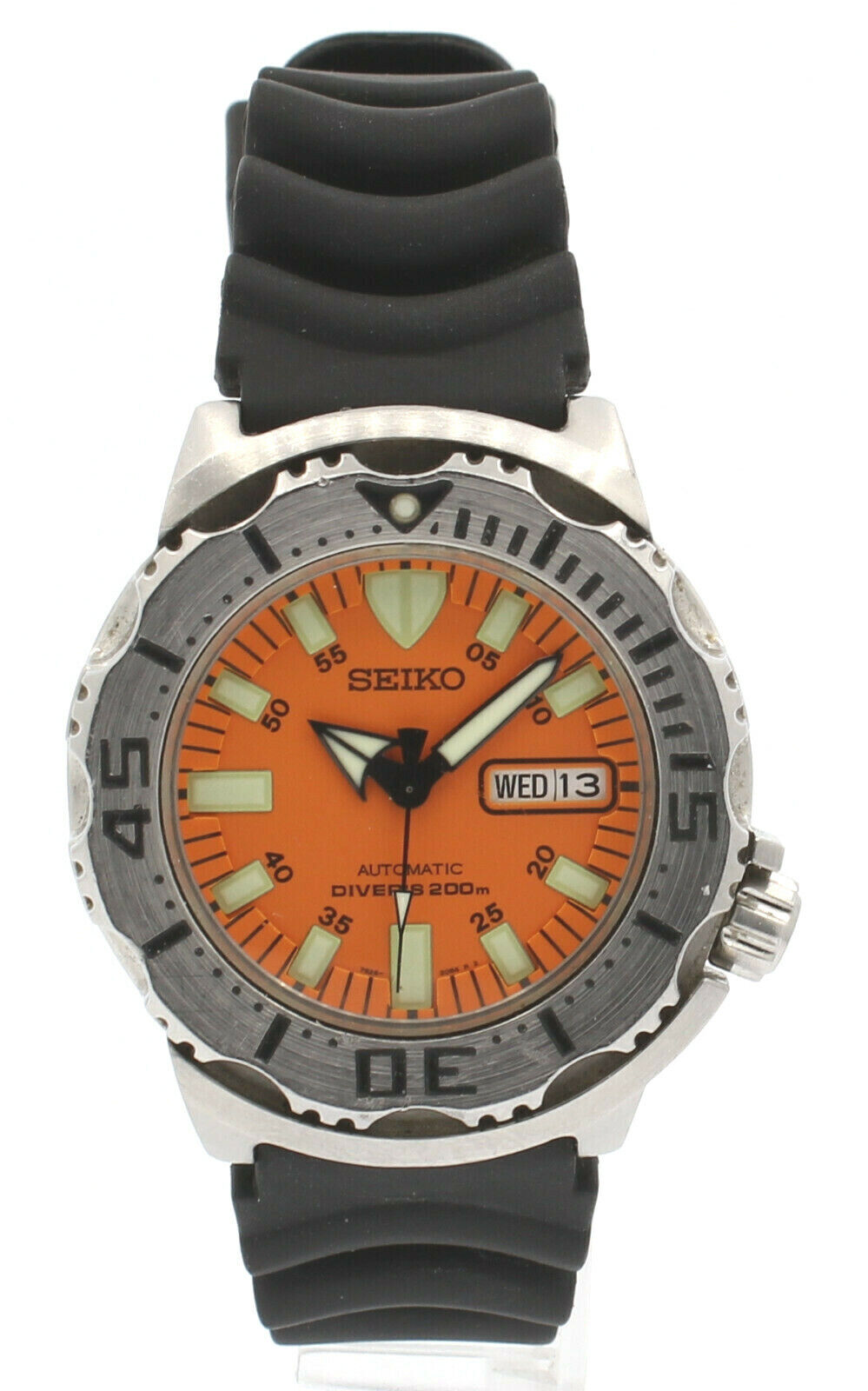 SEIKO Orange Monster Diver's 200M Automatic 43mm Men's Watch 7S26-0350 |  eBay