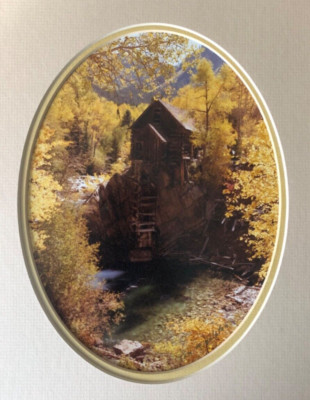 Crystal Mill Colorado Nature Photograph (Framed) by Tom Middleton, Photo is 8X10