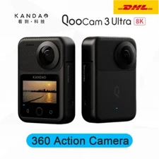KanDao QooCam 3 Ultra 8K 360 Action Camera Ultimate Vision Waterproof Sports DHL