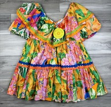 ALDEN ADAIR Harper Santiago Mini Dress Tropical Resort Vacation NWT Sz XS