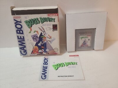 Bugs Bunny Crazy Castle Nintendo Game Boy Complete In Box W/ Manual 