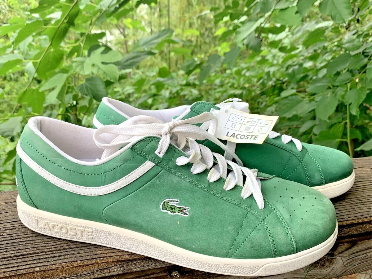 LACOSTE ALLIGATOR Green Sneakers NEW TAGS Casual Shoes Size ❤️sj8m10 | eBay