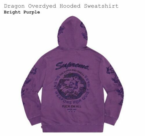 Supreme Dragon Overdyed Hooded 