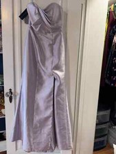 alfred sung dress 2 , long, formal, silver 