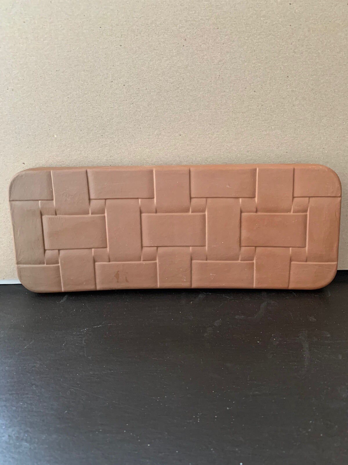 Longaberger Pottery Bread Basket Brick eBay