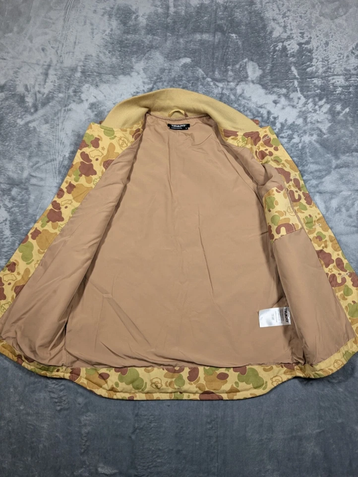 Trukfit Mens Buttoned Lightweight Vest Coat Jacket Camoflauge Small - Image 4 of 4