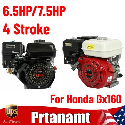 For Honda Gx160 6.5 Hp / 7.5 Hp 4 Stroke Pull Start Gas Engine Motor Power