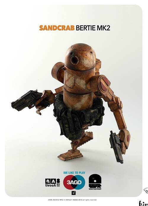 Купить ThreeA TOYS Sandcrab Bertie World Robot World BERTIE WAVE