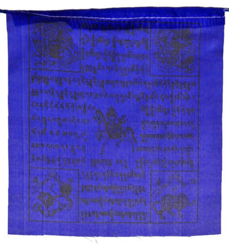 Tibetische Gebetsfahnen Länge 5,5m - 5er Set Original Tibetan Prayer Flags Nepal - Bild 6 von 6