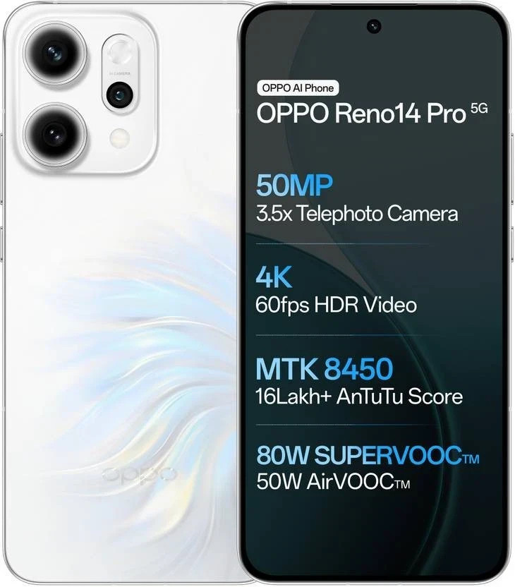 新品未使用OPPO Reno14 5G本体12GB/256GB オパールホワイト OPPO(オッポ) OPPO Reno14 5G 6.6型 12GB/256GB オパール