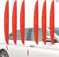 Door Edge Guards - Anti-Scratch Rubber Bumper Pro Color: redNumber of Items: 6