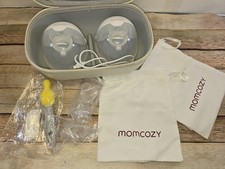 Breast Pump Momcozy M5 Double Wearable Breast Pumps, White w Case