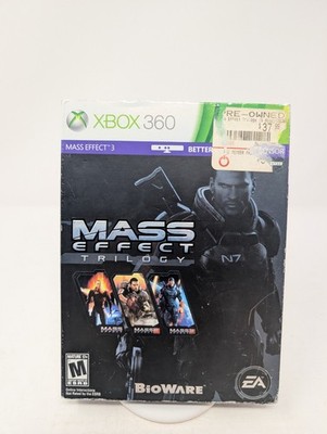Mass Effect Trilogy (Microsoft Xbox 360, 2012) - Box Set, Tested And Working 