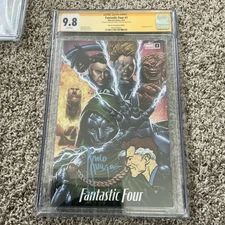 FANTASTIC FOUR #1 - SDCC 2025 signed MICO SUAYAN CGC 9.8 Mr. Fantastic Remark 🔥