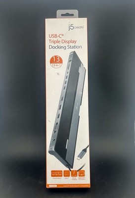 J5-CREATE-  JCD543-5A - MAC & PC USB-C DOCK STATION - TRIPLE DISPLAY