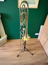 Robertson single valve trombone, Schilke 51 mouthpiece and carry case