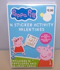 Valentines Day Exchange Cards (Box of 16) Peppa Pig Activity Valentines