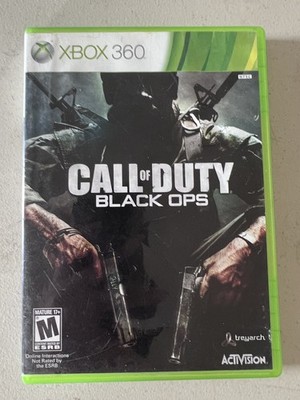 Call of Duty Black Ops Xbox 360 Video Game Multiplayer Zombies FPS