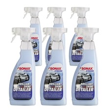 6x 750ml SONAX XTREME BRILLIANTSHINE DETAILER LACKREINIGER
