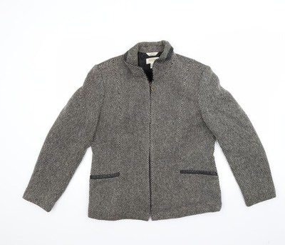 Graue Damenjacke UK-Größe 12 von Talbots