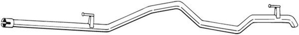 Bosal Abgasrohr 665-377 FüR Vw Lt 28 46 2DH 2DD 2DF 2DM 2DG 2DA 2DC 2DL 35 2 Bus-image