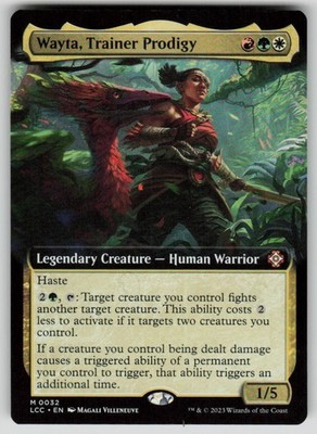 Wayta, Trainer Prodigy (Extended Art) The Lost Caverns of Ixalan 32 MTG NM