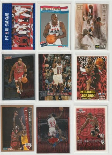 Michael Jordan NBA BASKETBALL CARD LOT Bulls CARDS !!!!