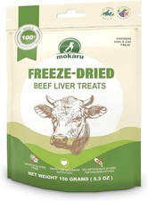 Freeze Dried Beef Liver Treats for Dogs  Cats, High 1 Count Pack of 1 