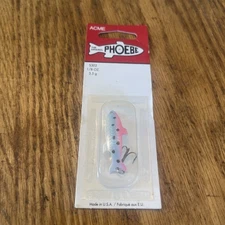 Acme Tackle Co Phoebe Fiord Spoon Fishing Gear S302 Rainbow Trout NOS
