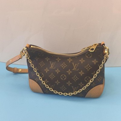 Louis Vuitton Boulogne PM 'Brown Monogram Canvas' - Good #1XLD8ZL