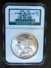 1885 MORGAN SILVER DOLLAR ~ NGC MS64 ~BINION COLLECTION ~ LIGHT TONE UPPER RIGHT