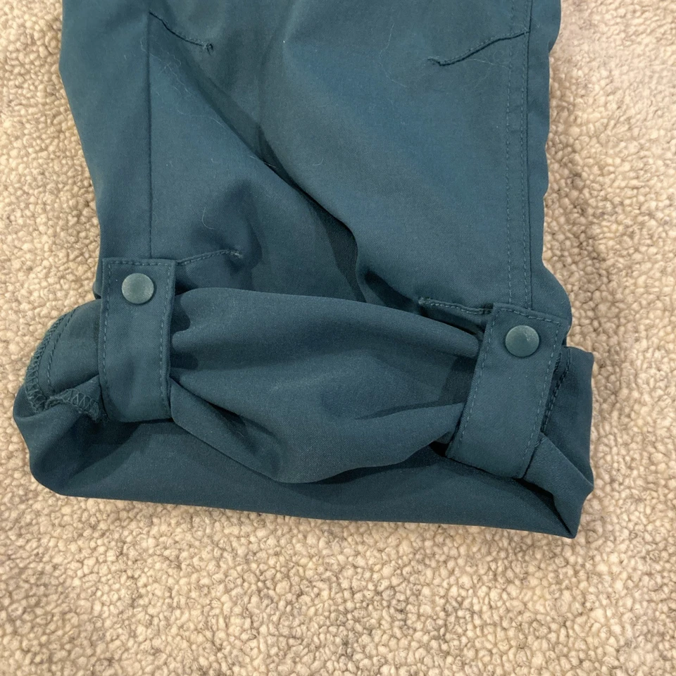 Prana Halle Hiking Roll Up Pants Womens Size 16 Outdoors Trail Stretch Green - Image 3 of 4