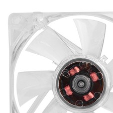 Blue 80mm LED Light 12V 4Pin Mute PC Case Cooling Fan Computer Cooler Blue