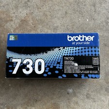 Brother TN730 Black Toner Cartridge New Open Box Genuine