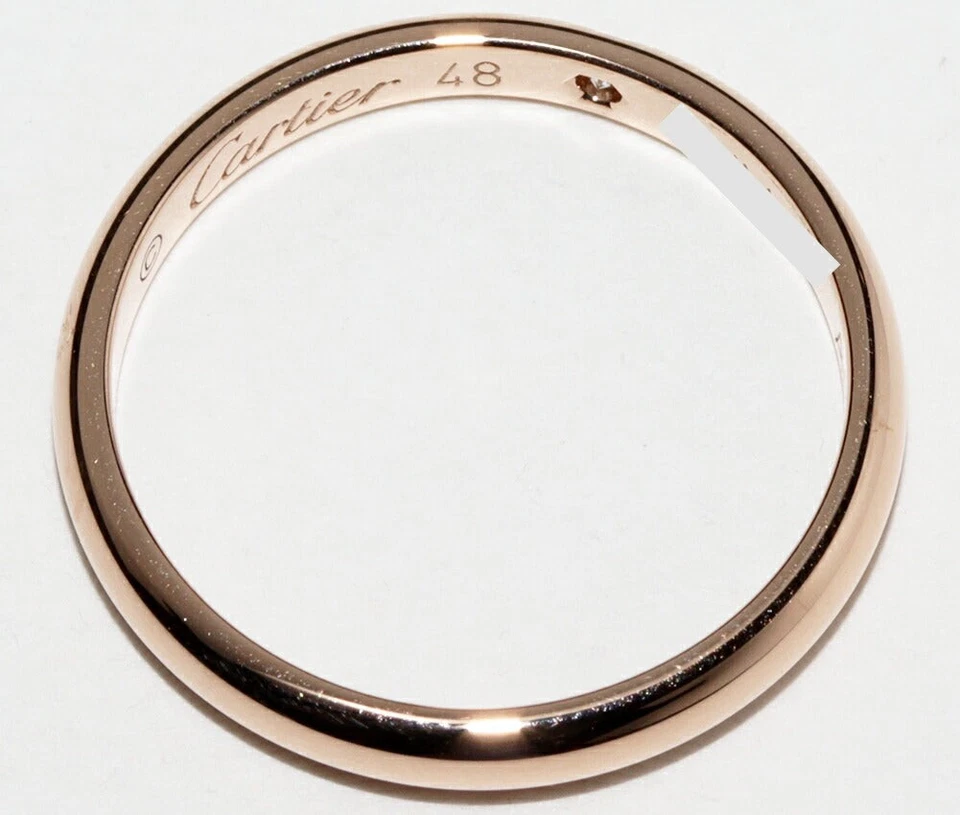 Anillo de boda Cartier K18pg 1895 B40882 talla 8 mujer rosa talla única Foto 4 de 4