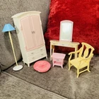 VTG Mattel Barbie 2002 Armoire Living in Style Bedroom Playset Mixed Incomplete*