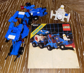 Vintage LEGO Space #6883 and #6884 Terrestrial Rover & Aero Module