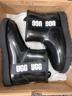 [BLK] Kids UGG CLASSIC CLEAR MINI Size 6