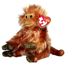 Ty Beanie Baby Caipora - MWMT (Monkey Golden Lion Tamarin Internet Exclusive)