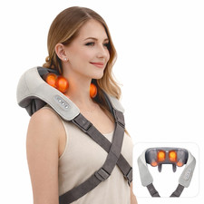 Neck and Shoulder Massager with Infrared, Shiatsu Back Massage for Pain Relief