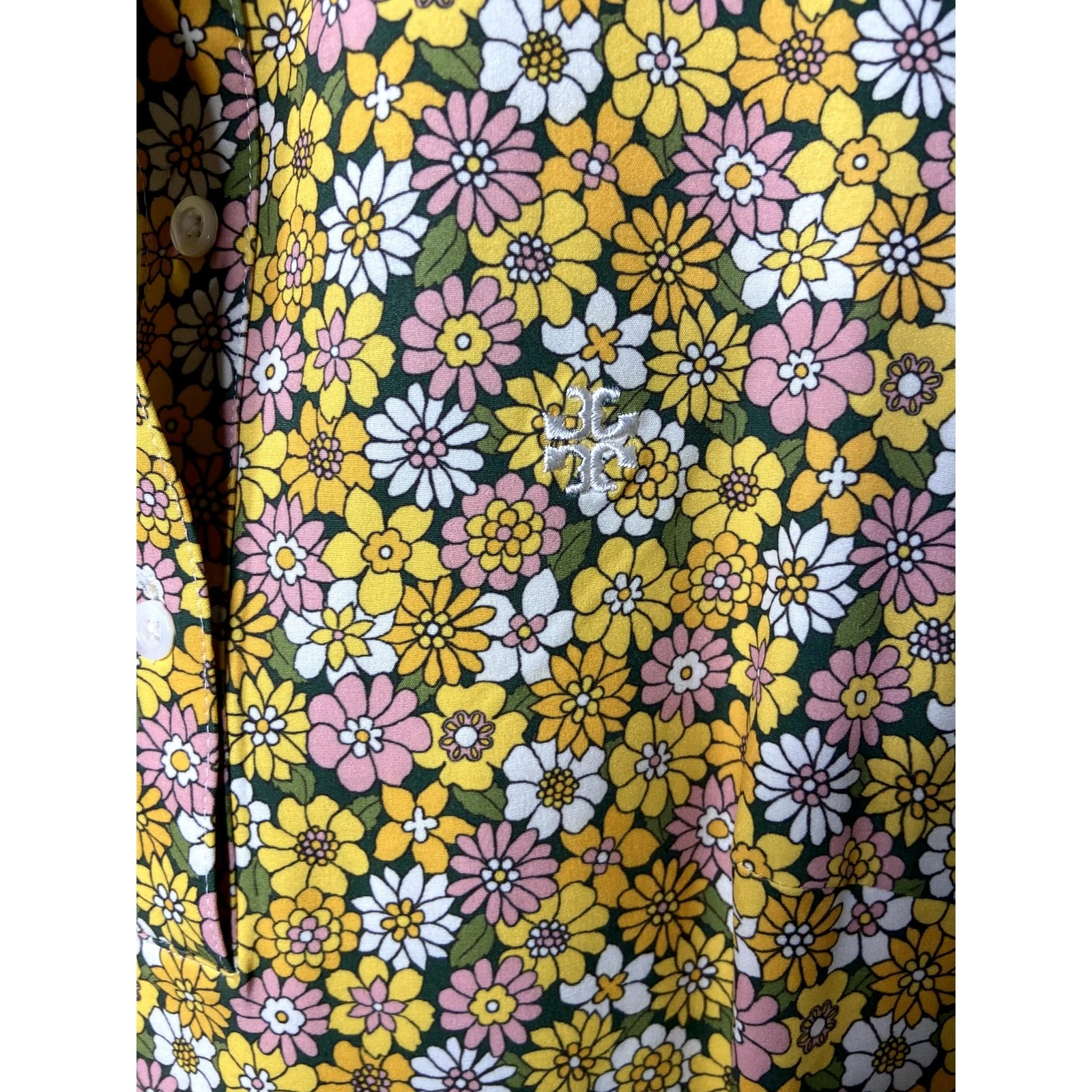 Abito sportivo golf plissettato Tory Burch floreale taglia XS