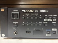 TASCAM CD-200SB Lecteur Pro CD USB SD XLR 2U – Testé Parfaitement Fonctionnel