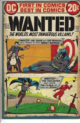 WANTED! Most Dangrous Villians #2 OCT - JOKER PENGUIN - DC Comics - GD