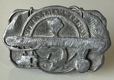 Vintage Vietnam Veteran Belt Buckle The Forgotten Warrior 1983 Military