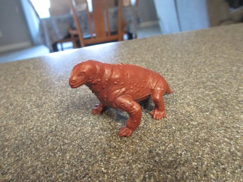 VINTAGE MARX REDDISH BROWN MOSCHOPS PREHISTORIC DINOSAUR