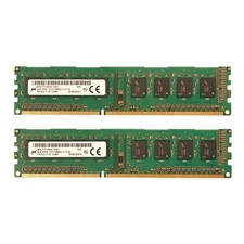 8GB Pair 2x 4GB Desktop RAM PC3-12800U DDR3-1600 Micron MT8JTF51264AZ-1G6E1