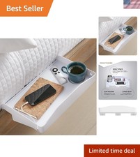 Modern Bedside Shelf Tray for Bunk Beds - Clip-On Design with Cup Holder